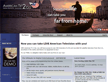 Tablet Screenshot of americantv2go.com
